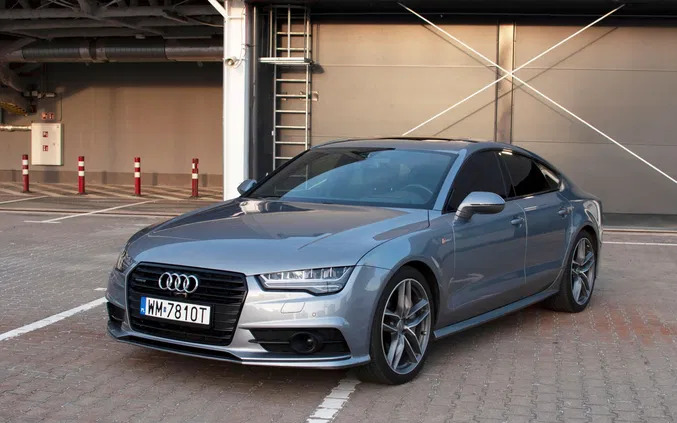 samochody osobowe Audi A7 cena 129000 przebieg: 186000, rok produkcji 2016 z Raszków